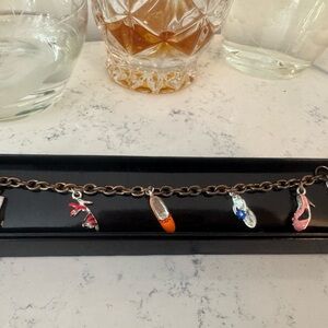 Charming Women's Bracelet with Colorful shoes